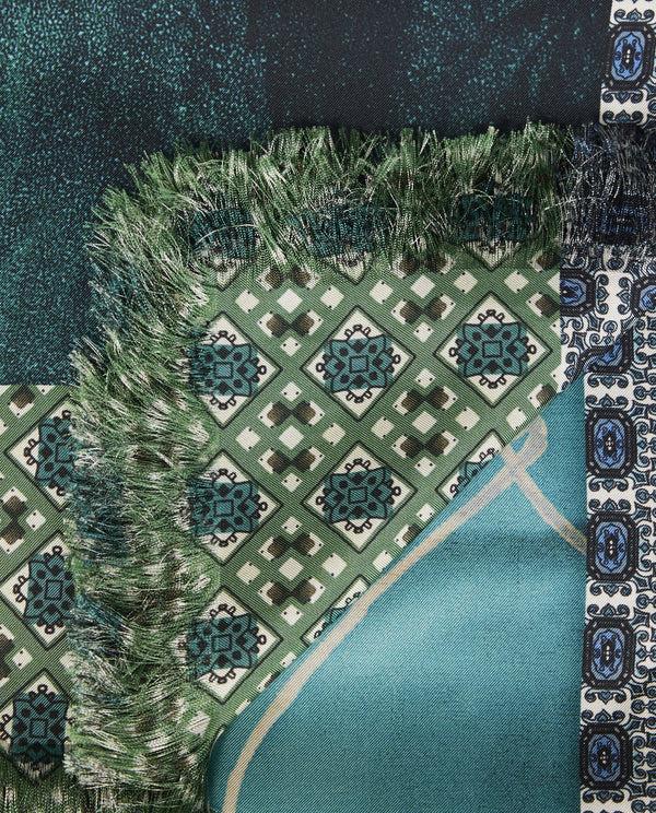 Pauw Zijden Shawl - Groen