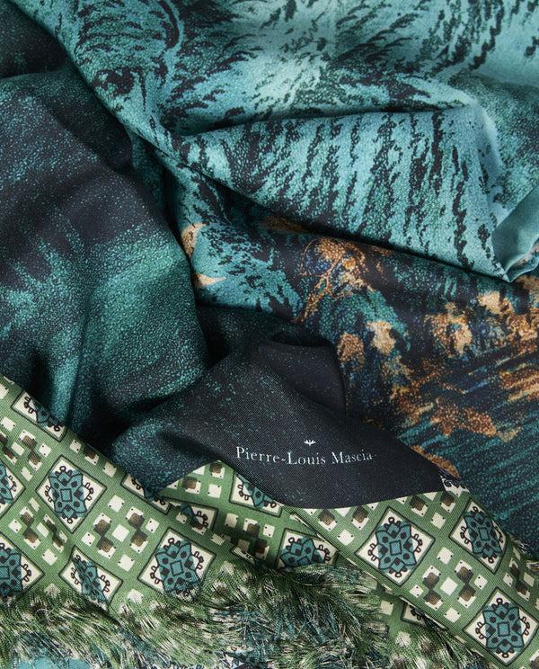 pauw Zijden Shawl - Groen