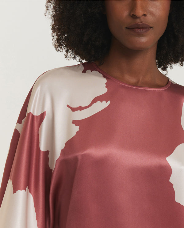 pauw Zijden Soepele Top - Roze