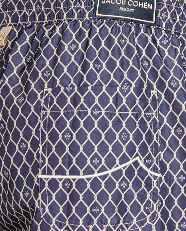 Pauw Zwembroek Met Print - Blauw