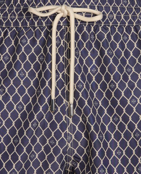 pauw Zwembroek met Print - Blauw