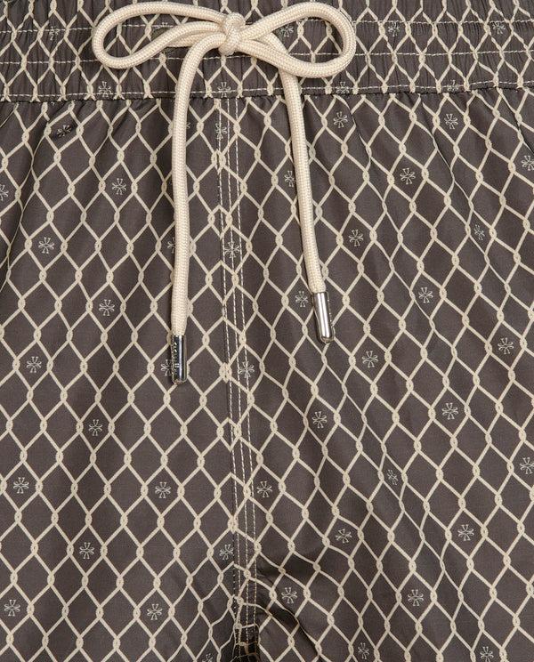 pauw Zwembroek met Print - Bruin