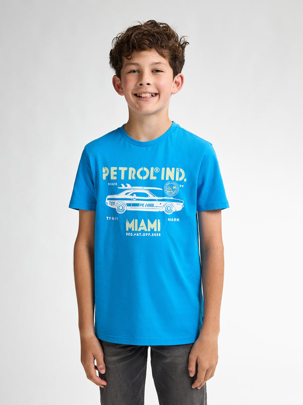 Petrol Industries 2-pack Basic T-shirt Ronde Hals Peacock