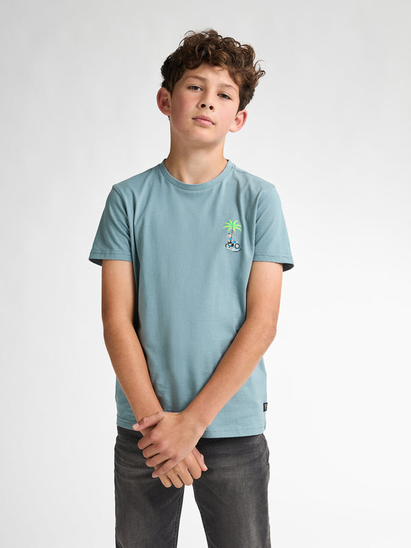 Petrol Industries 2-pack Basic T-shirt Ronde Hals Peacock