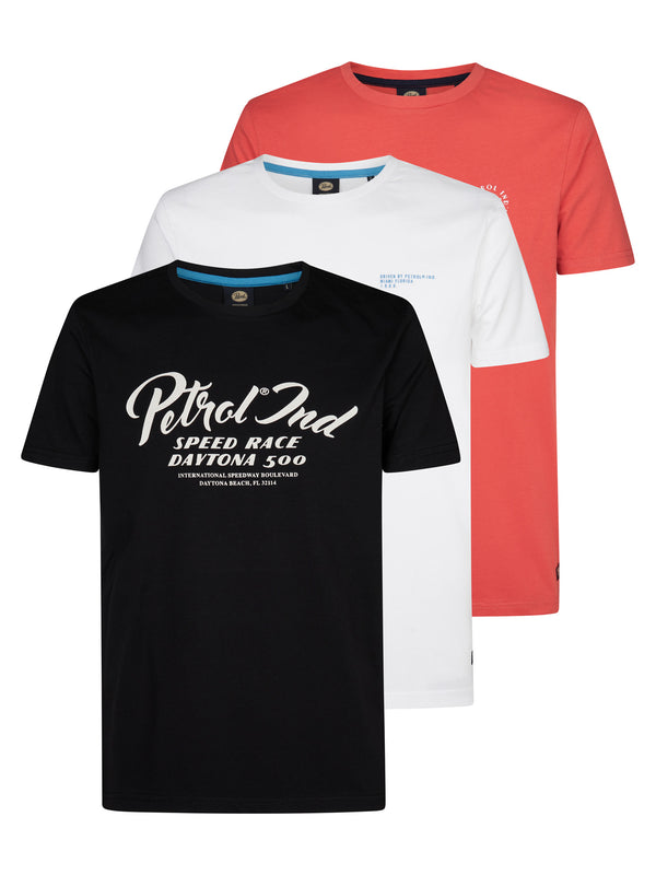 petrol industries 3-pack Artwork T-shirts Seasidewalk