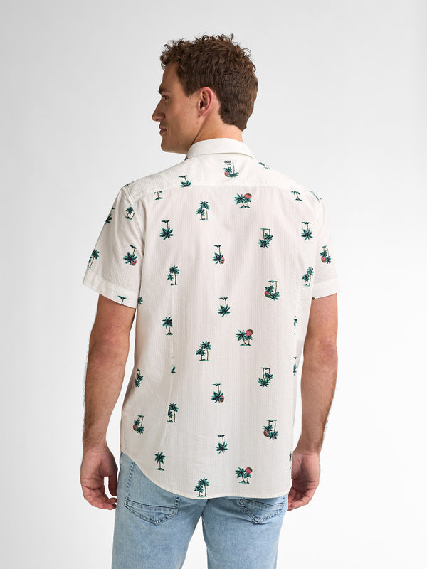 Petrol Industries All-over Print Overhemd Coralshore