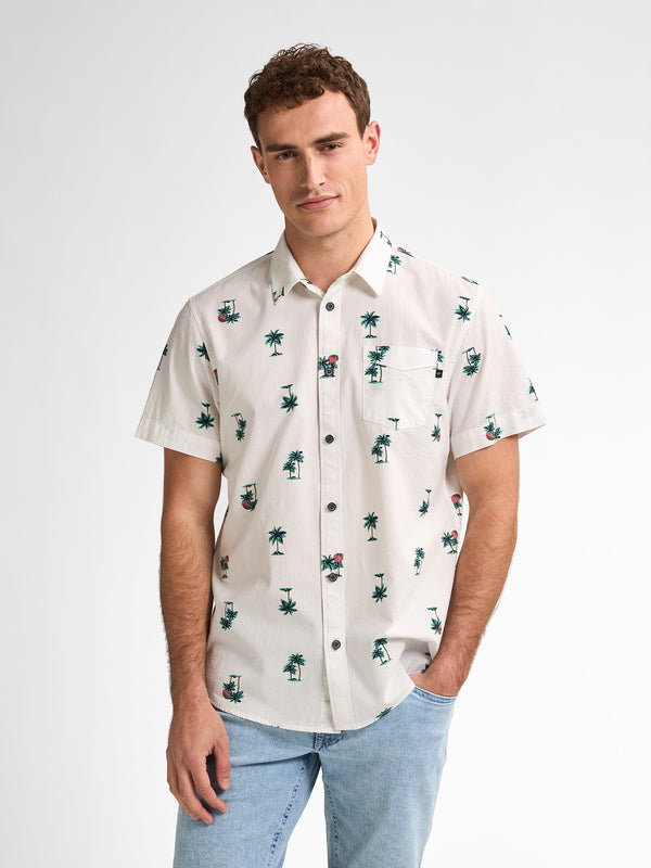 petrol industries All-over Print Overhemd Coralshore