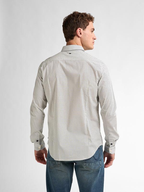 Petrol Industries All-over Print Overhemd Marinafront