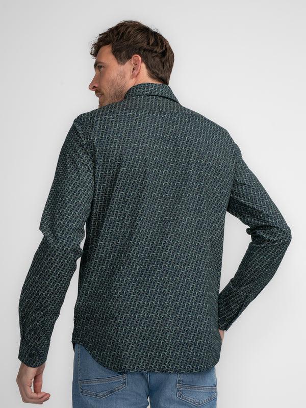 Petrol Industries All-over Print Overhemd Nunapitchuk