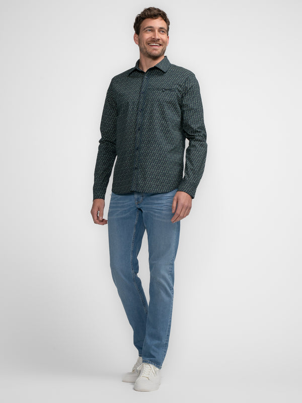 Petrol Industries All-over Print Overhemd Nunapitchuk