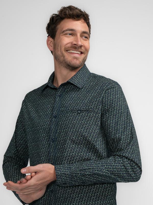 Petrol Industries All-over Print Overhemd Nunapitchuk