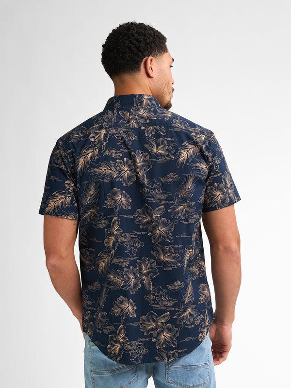 Petrol Industries All-over Print Overhemd Oceanpark