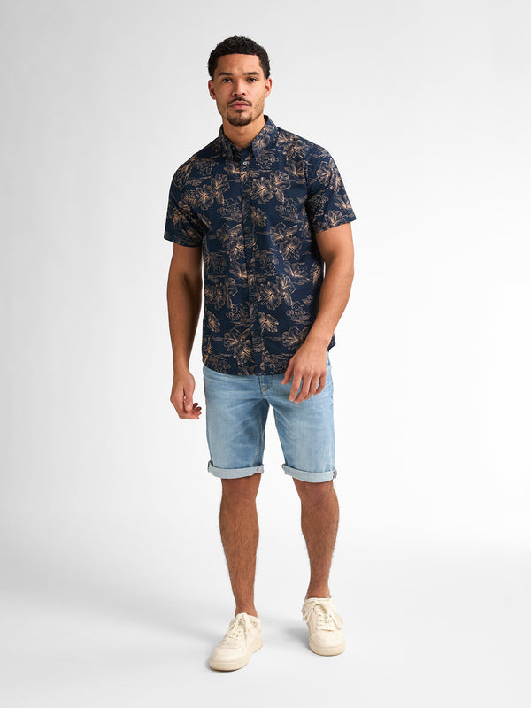 Petrol Industries All-over Print Overhemd Oceanpark