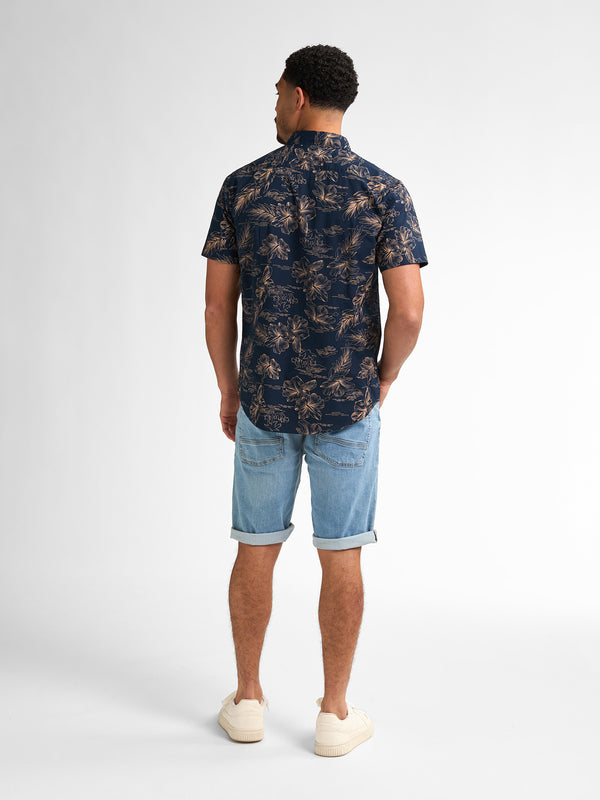 Petrol Industries All-over Print Overhemd Oceanpark