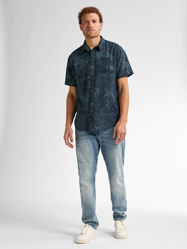 Petrol Industries All-over Print Overhemd Seafoamview