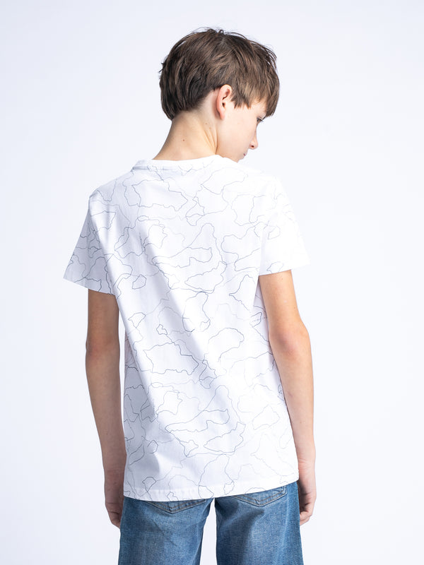 Petrol Industries All-over Print T-shirt Shorebreak