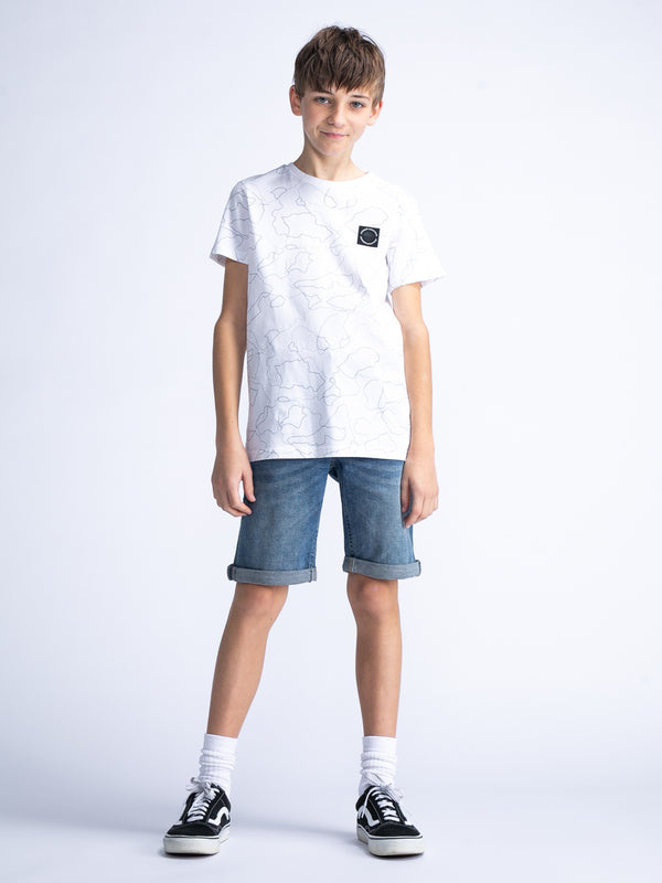 Petrol Industries All-over Print T-shirt Shorebreak