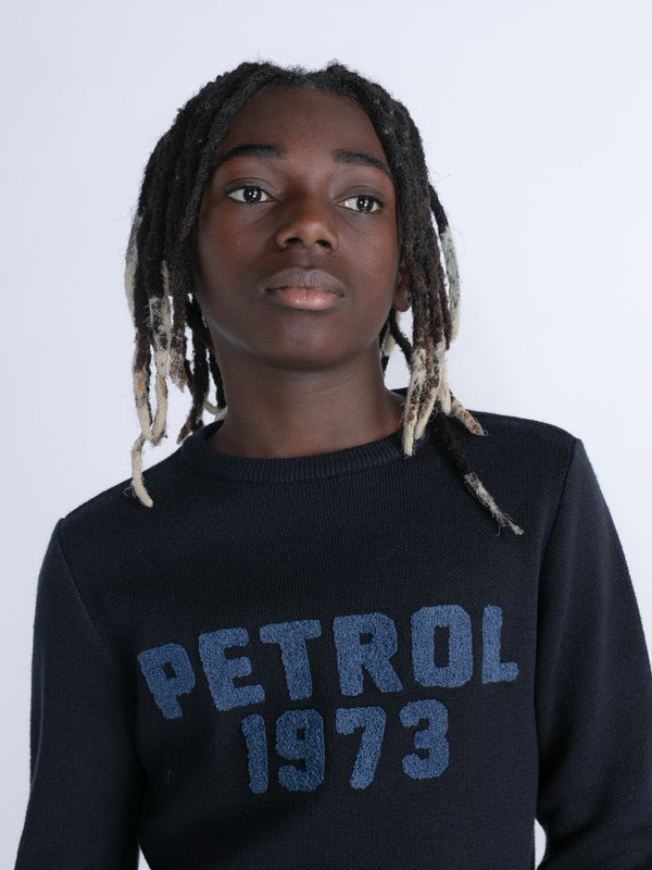 Petrol Industries Artwork Gebreide Sweater Bloomington