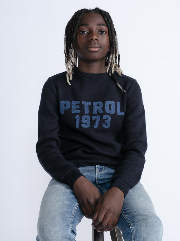 petrol industries Artwork Gebreide sweater Bloomington