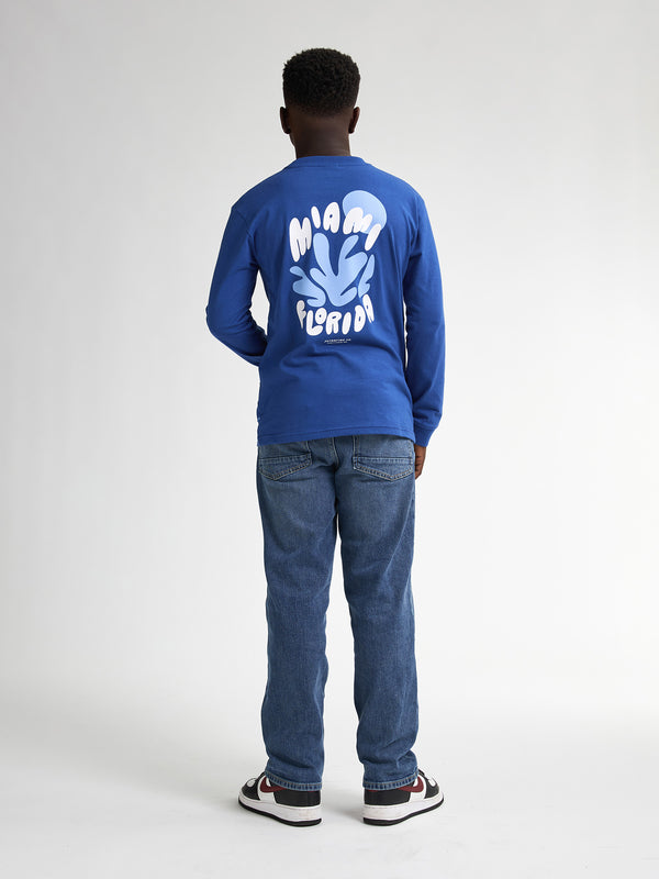 Petrol Industries Backprint T-shirt Met Lange Mouwen Tropicalia