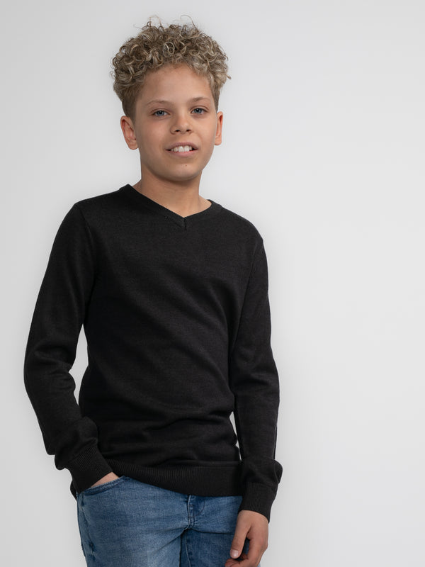 petrol industries Fijngebreide V-hals Trui Kotzebue