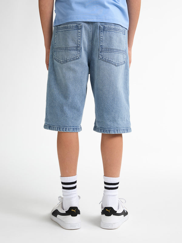 Petrol Industries Lenox Loose Fit Denim Short Papaya