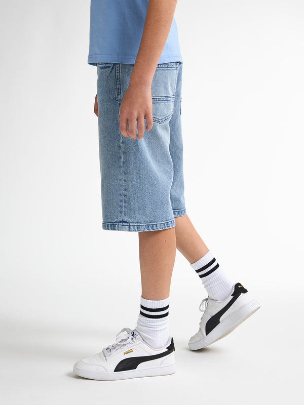 Petrol Industries Lenox Loose Fit Denim Short Papaya