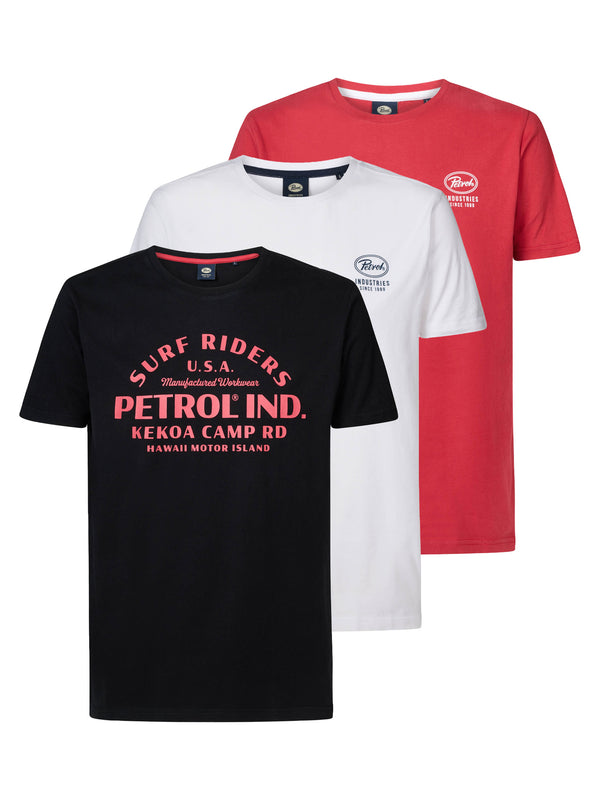 petrol industries 3-pack T-shirts Kaskae