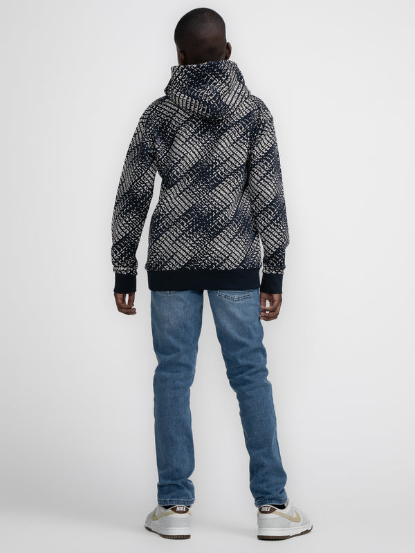 Petrol Industries All-over Print Hoodie Shaktoolik