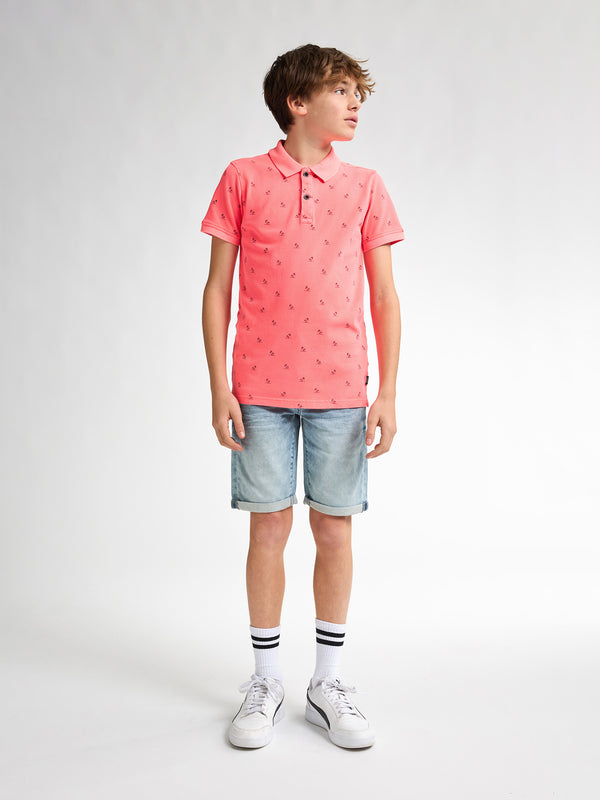 Petrol Industries All-over Print Polo Marigold