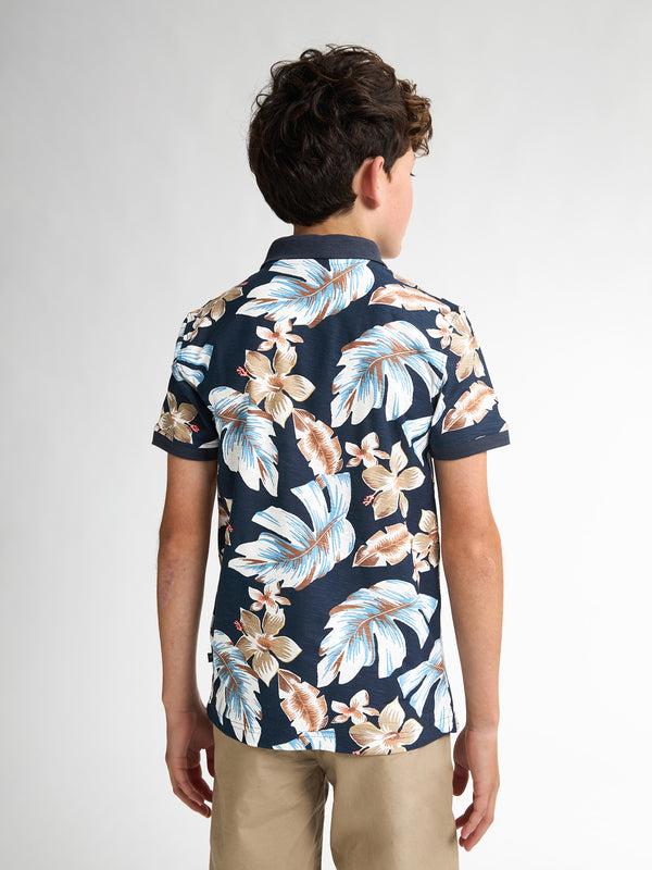 Petrol Industries All-over Print Polo Pier