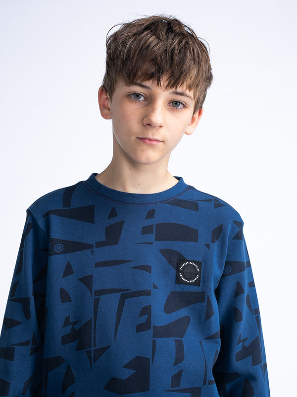 Petrol Industries All-over Print Sweater Solenture