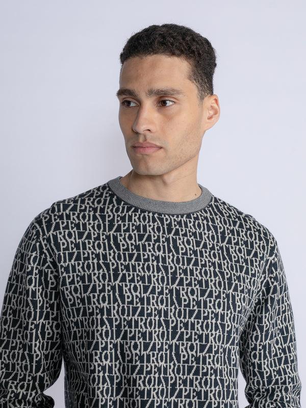 petrol industries All-Over Print Trui Frankfort