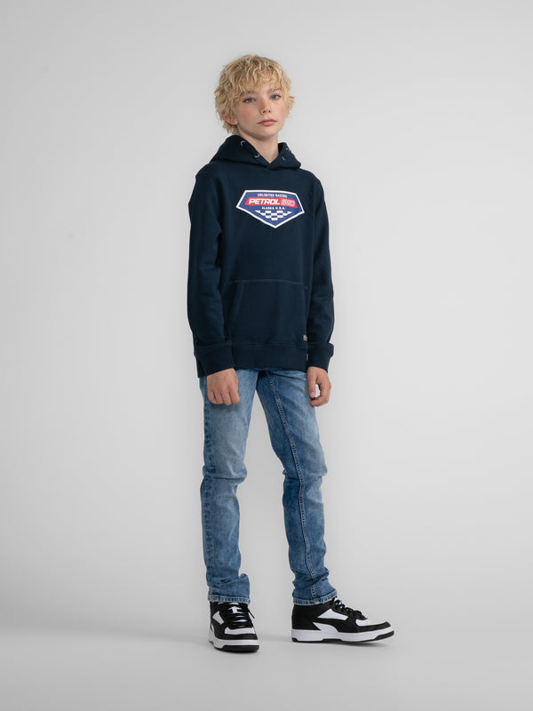 Petrol Industries Artwork Hoodie WhiteMountain