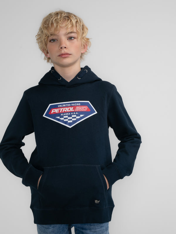 petrol industries Artwork Hoodie WhiteMountain