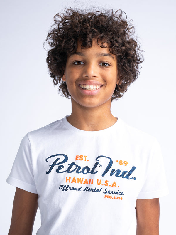 Petrol Industries Artwork T-shirt Flowerbed