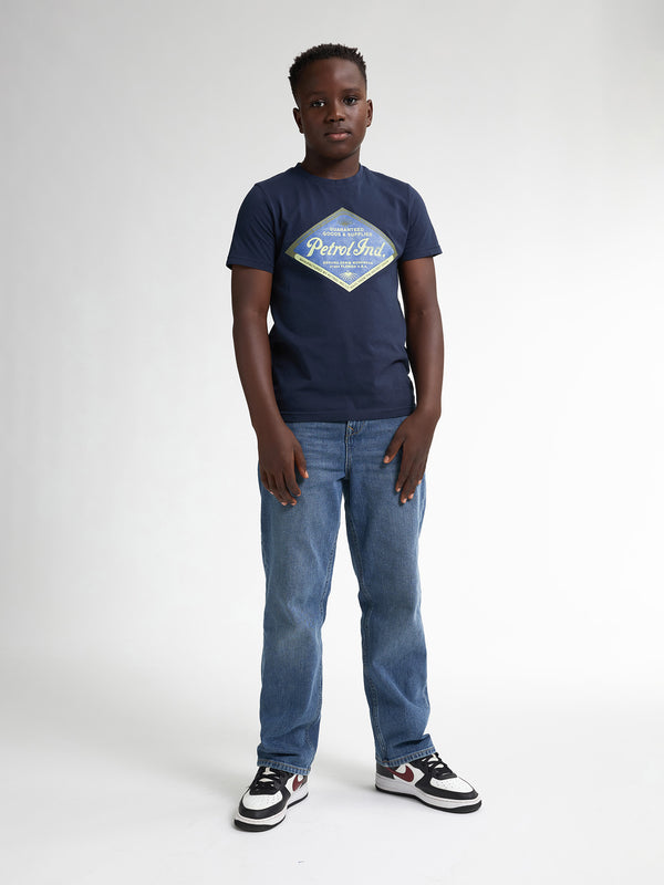 Petrol Industries Artwork T-shirt Starlight