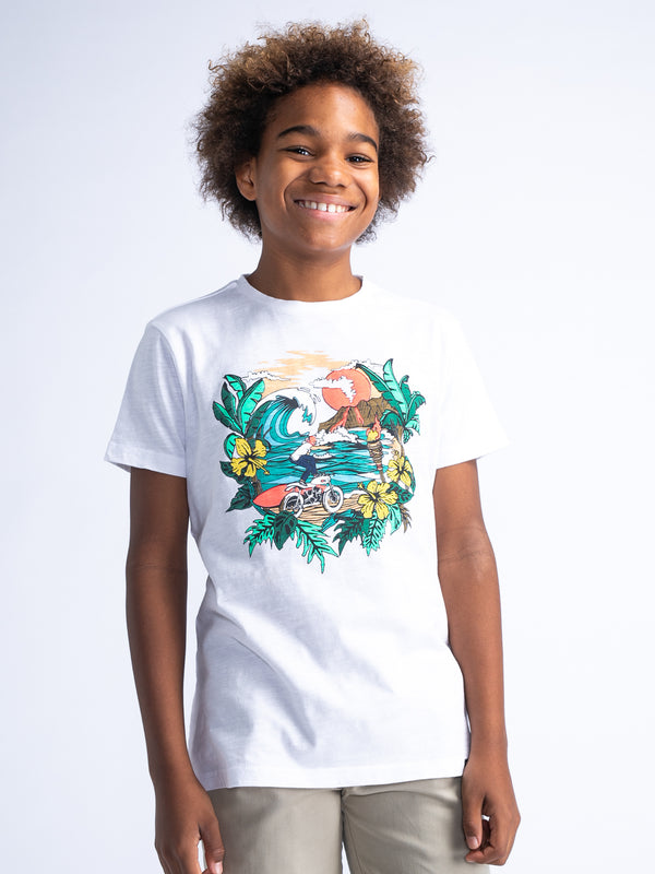 Petrol Industries Artwork T-shirt Zephyr