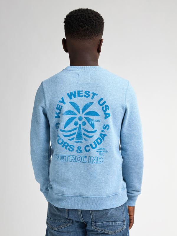 Petrol Industries Backprint Sweater Seaside