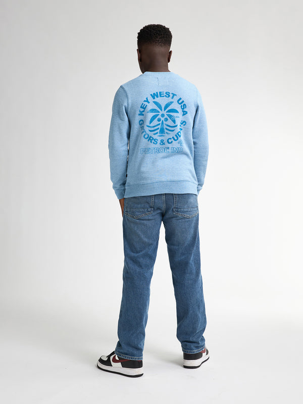 Petrol Industries Backprint Sweater Seaside