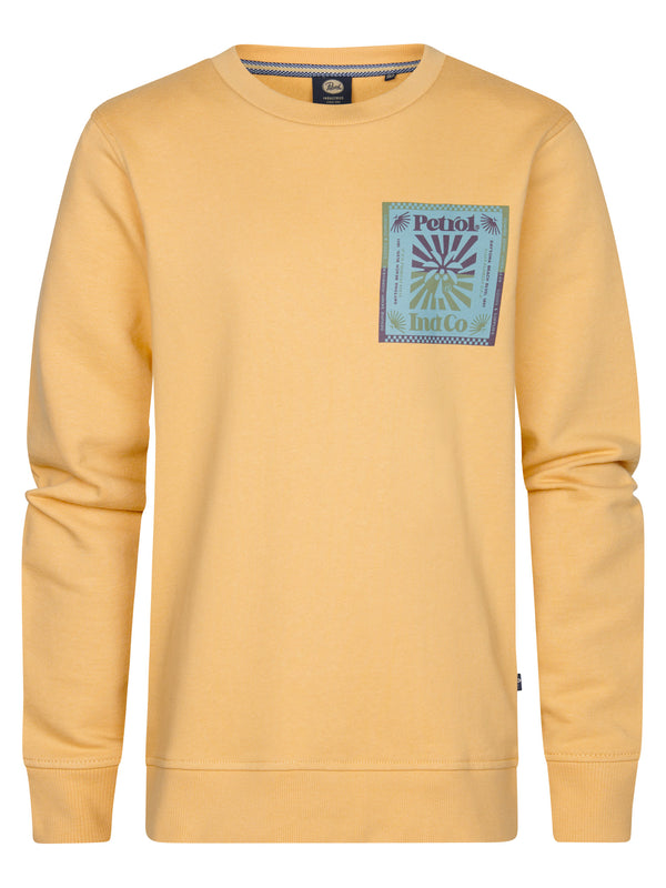 Petrol Industries Backprint Sweater Surfviewstone