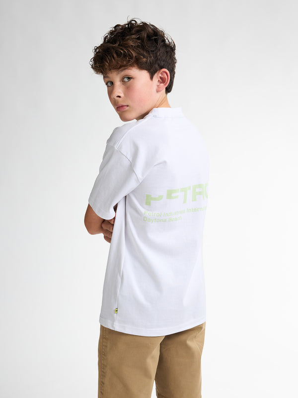 Petrol Industries Backprint T-shirt Bayleaf