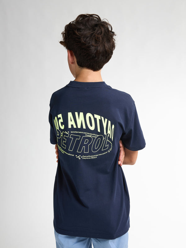 Petrol Industries Backprint T-shirt Shoreline