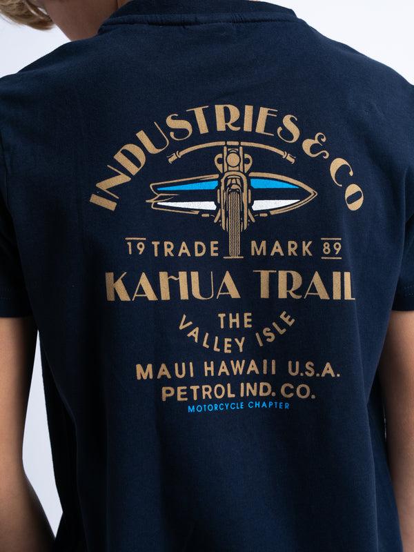 Petrol Industries Backprint T-shirt Sungold