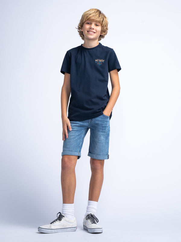 Petrol Industries Backprint T-shirt Sungold