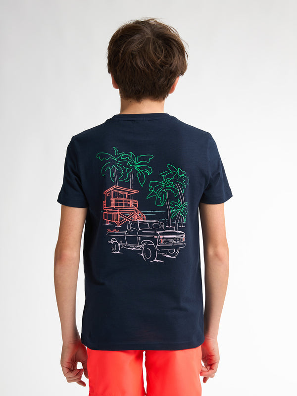 Petrol Industries Backprint T-shirt Tealshore