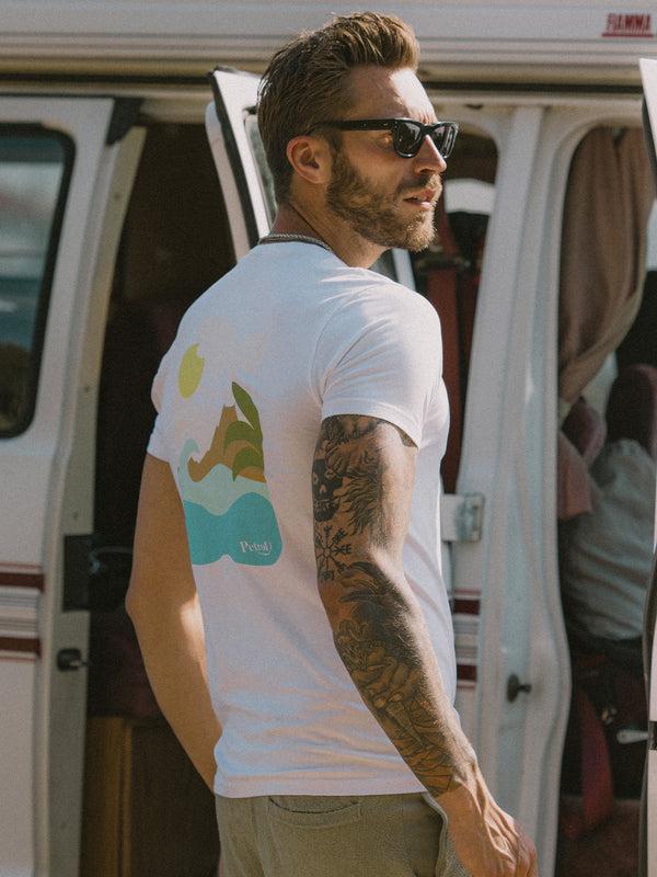 petrol industries Backprint T-shirt Tropicale