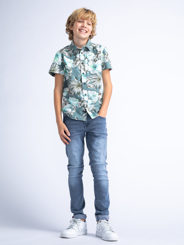 Petrol Industries Botanical Overhemd Old Orchard