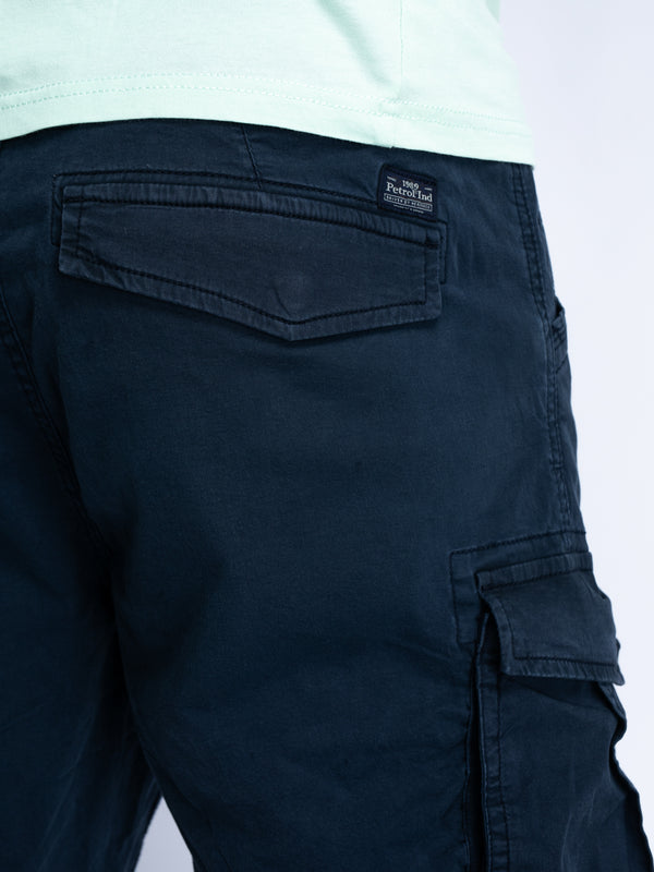 Petrol Industries Cargo Short Met Riem Poplin