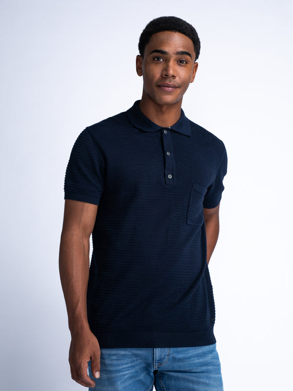 petrol industries Gebreide Polo Driftify